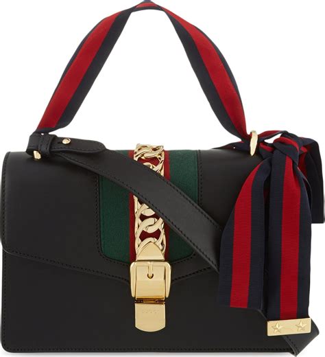 gucci striped bag black|gucci shoulder bag beige.